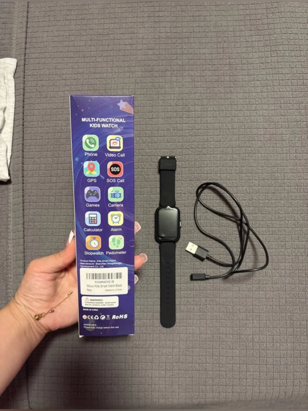 Kids Smart Watch - Black